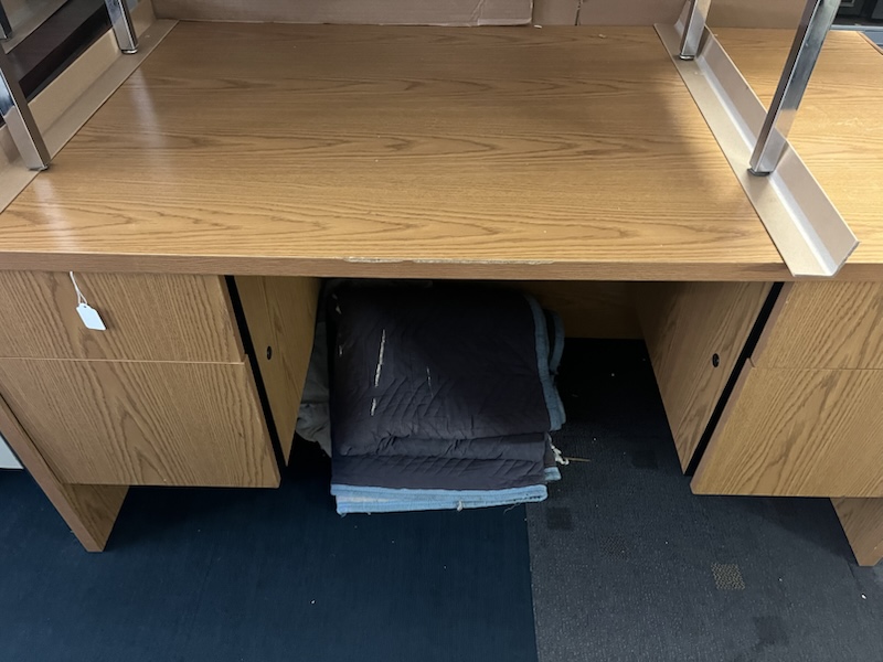 wood desk
